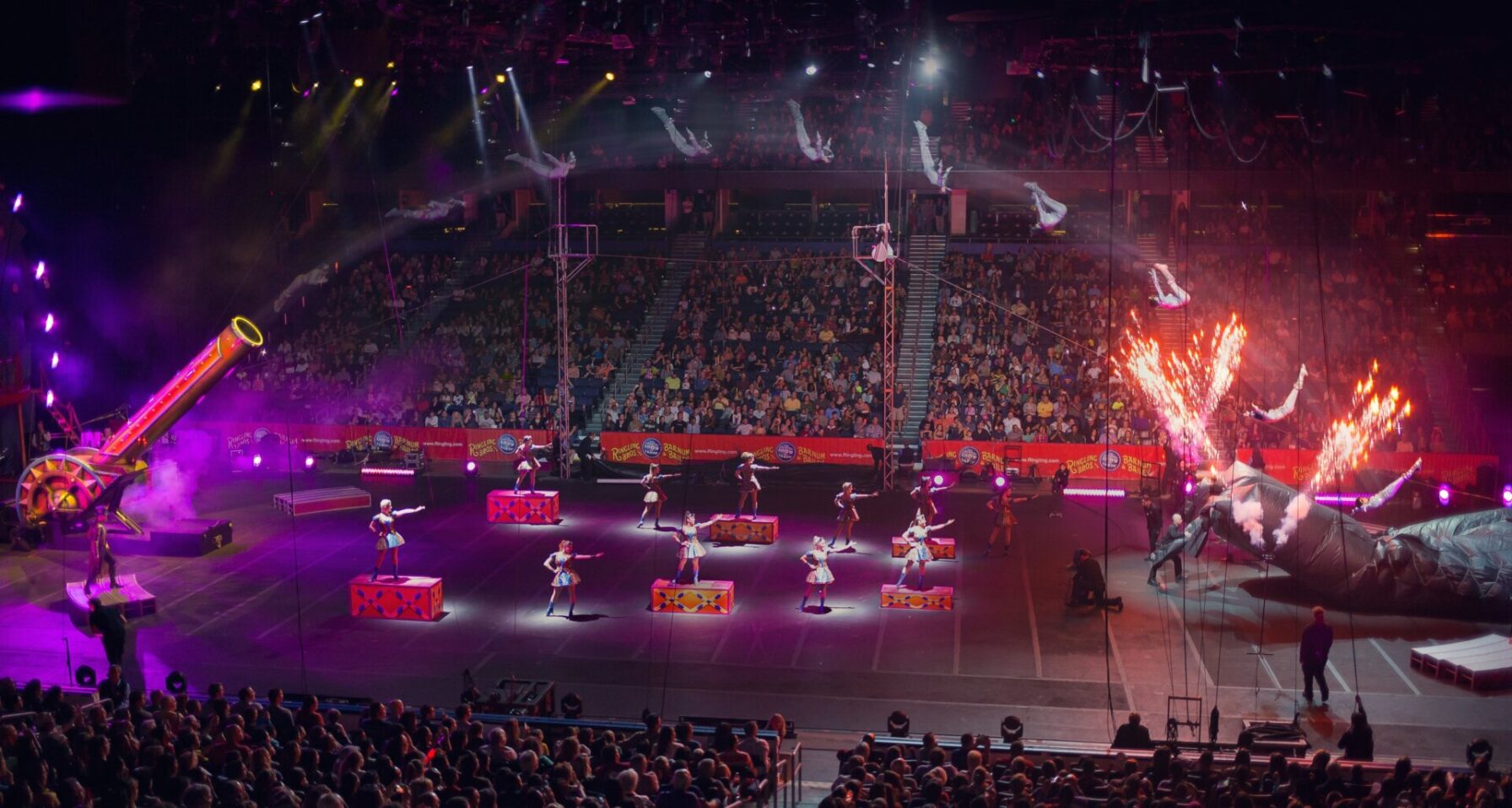 A Glimpse Inside The Secretive World Of Human Cannonballs