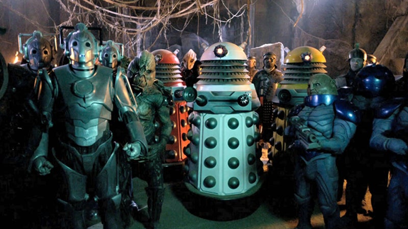 Just some of the Doctor’s many enemies from over the years, as seen in the 2011 series.