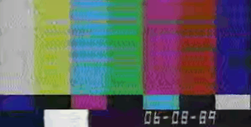 TV test pattern from June 8, 1989 (GIF by Matt Novak)