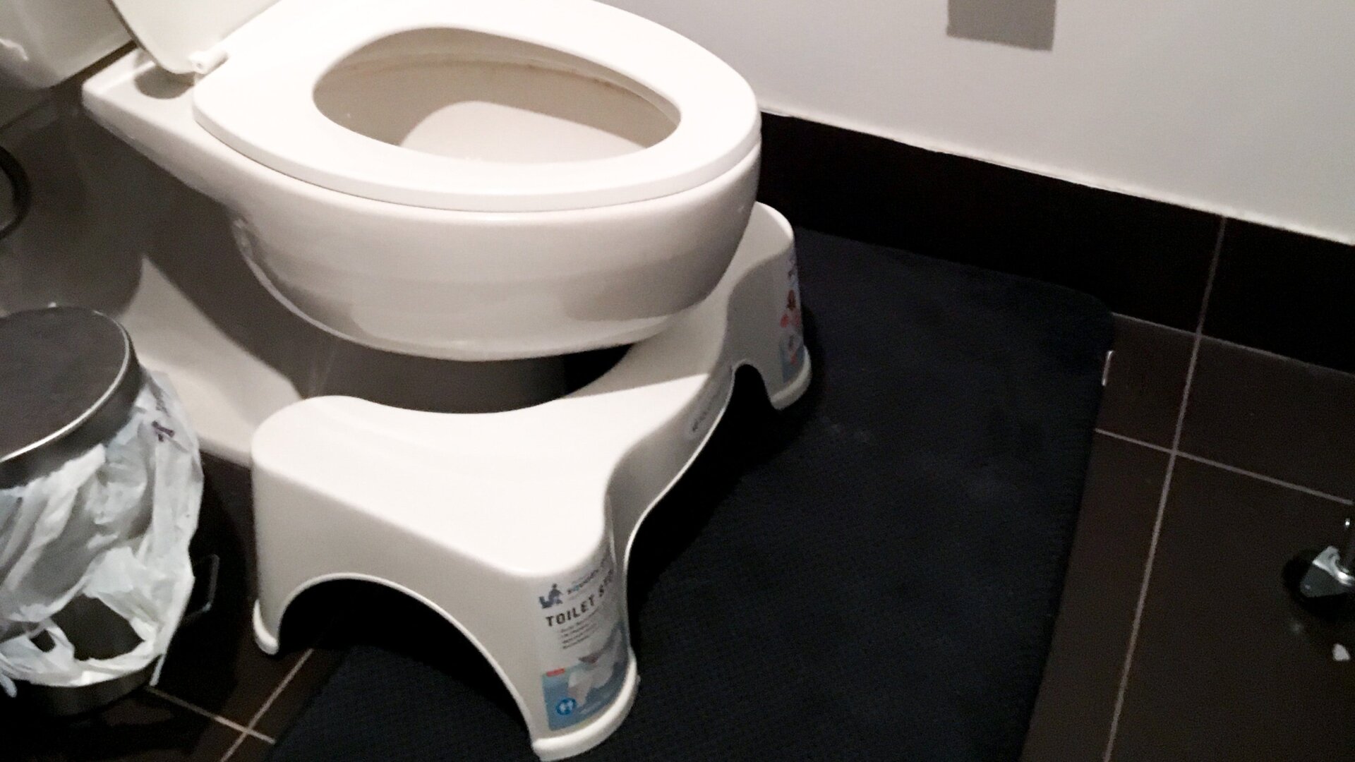Squatty Potty disengaged. Image: Danielle Steinberg/Gizmodo
