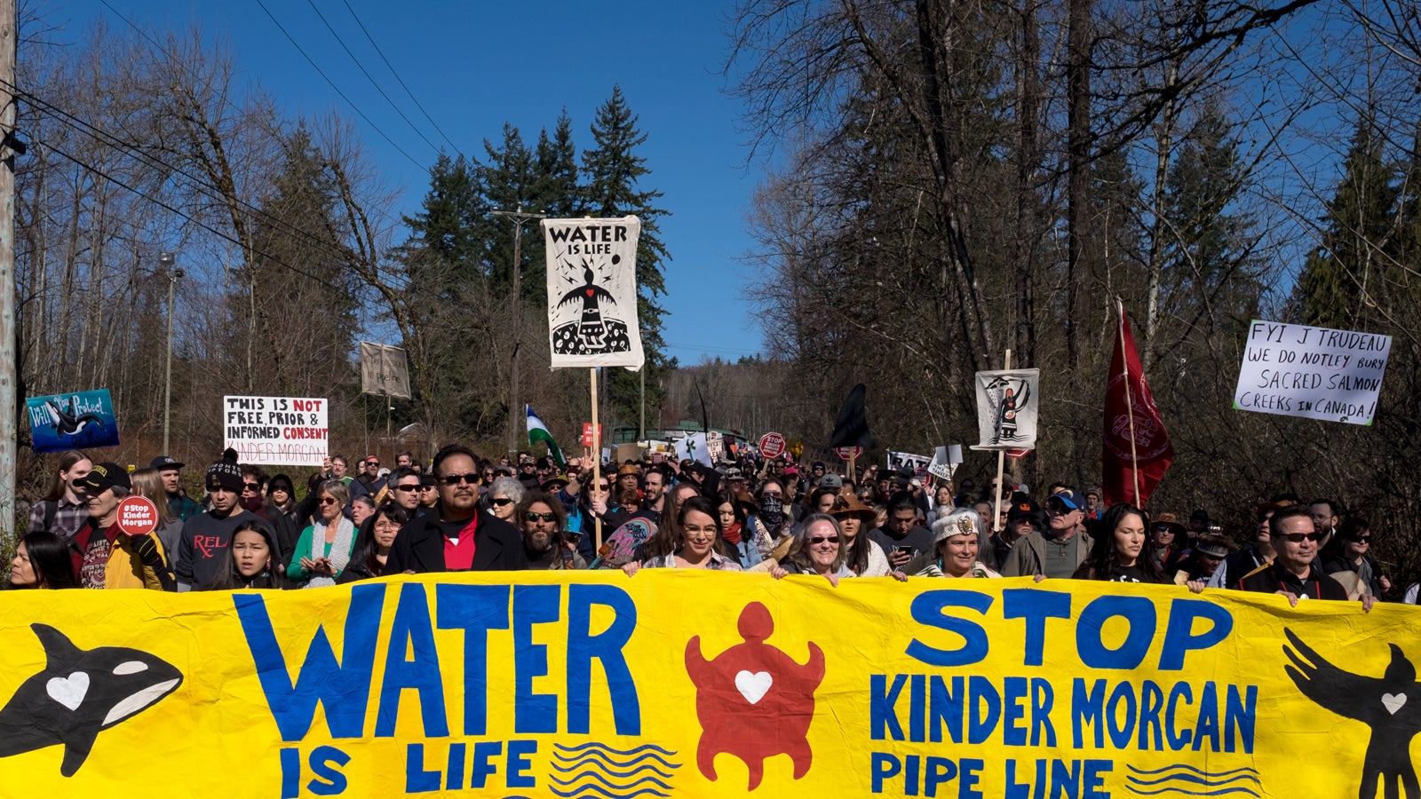 An estimated 10,000 peaceful protesters took the streets of Burnaby, British Columbia on March. Since then, actions have escalated with arrests and a blockade.