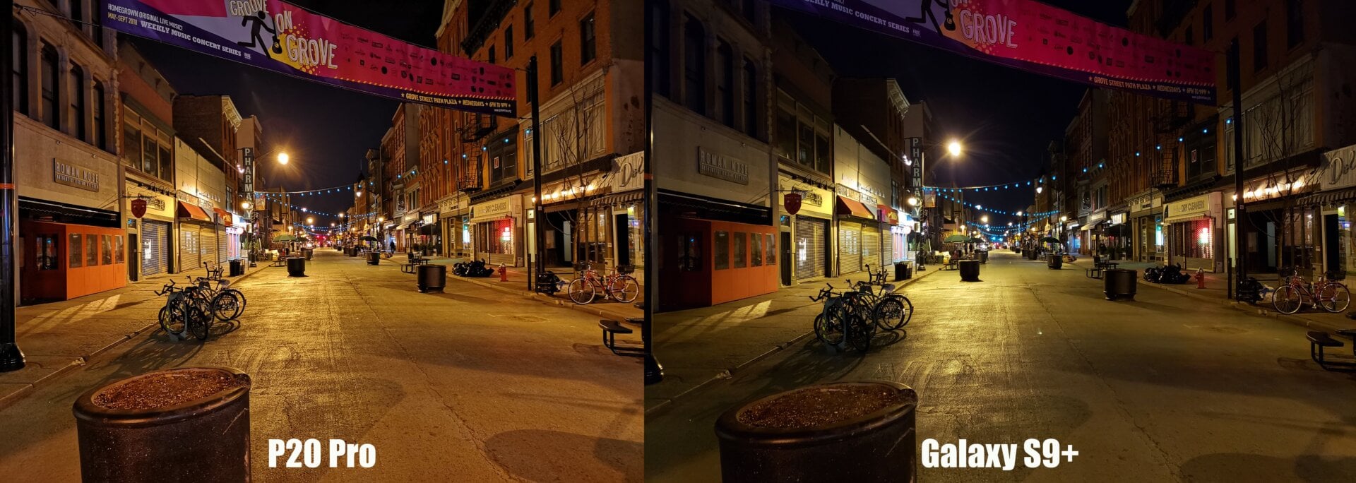 When you turn on the P20 Pro’s advanced night mode, low-light photos look really impressive.