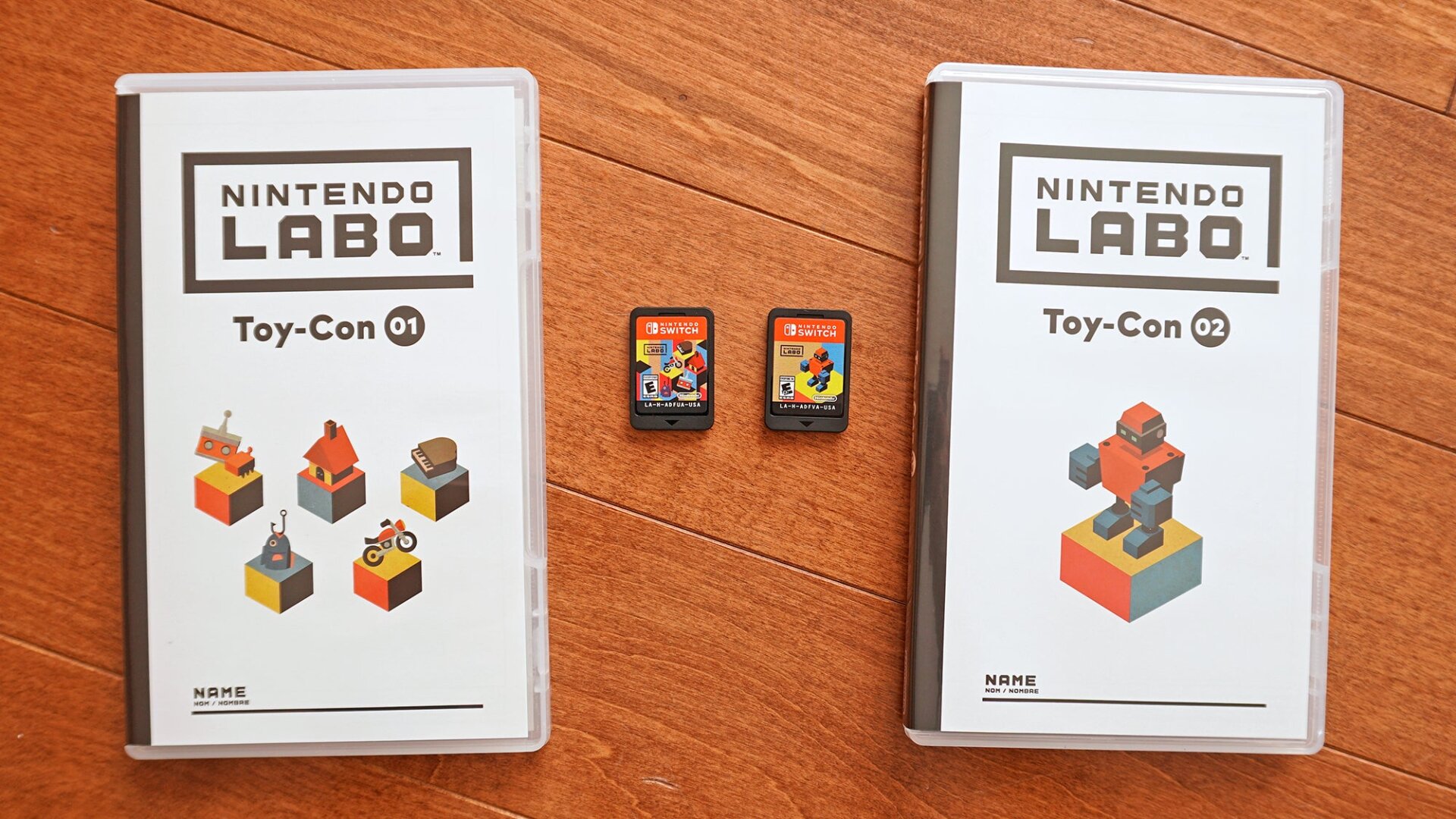 Cartridges? Sorry, the Labo software isn’t available for download.