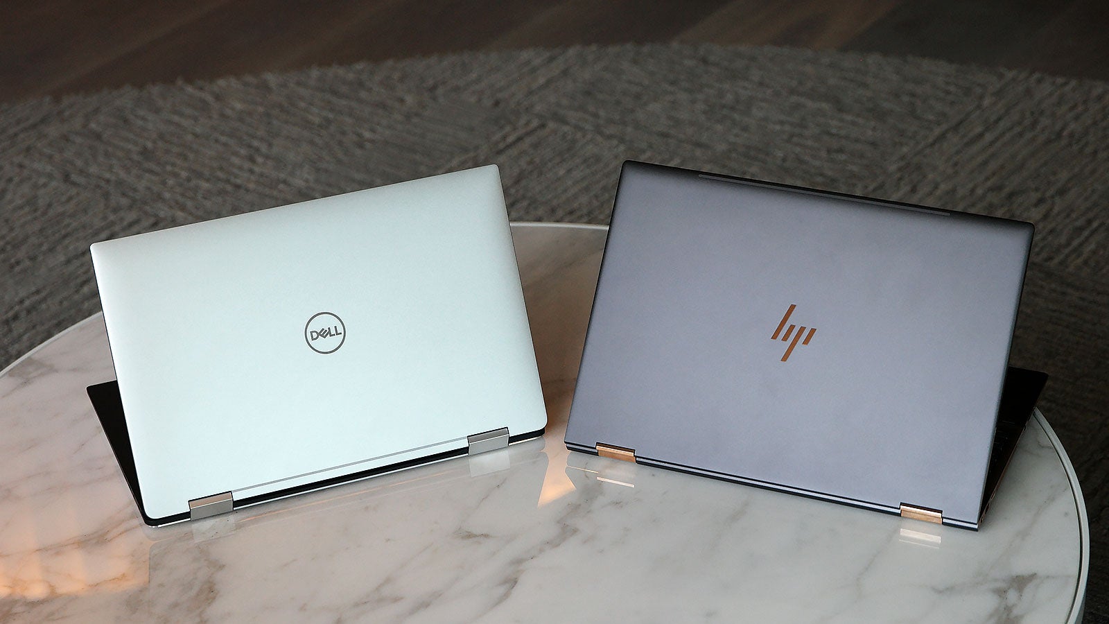 Both systems look good, but HP’s copper and gray color scheme puts it over the top, though you will have to pay extra for it. 