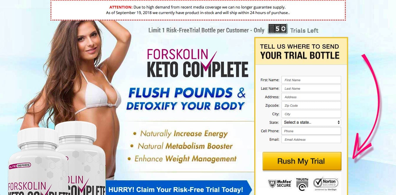 Screenshot: tryketocomplete.com