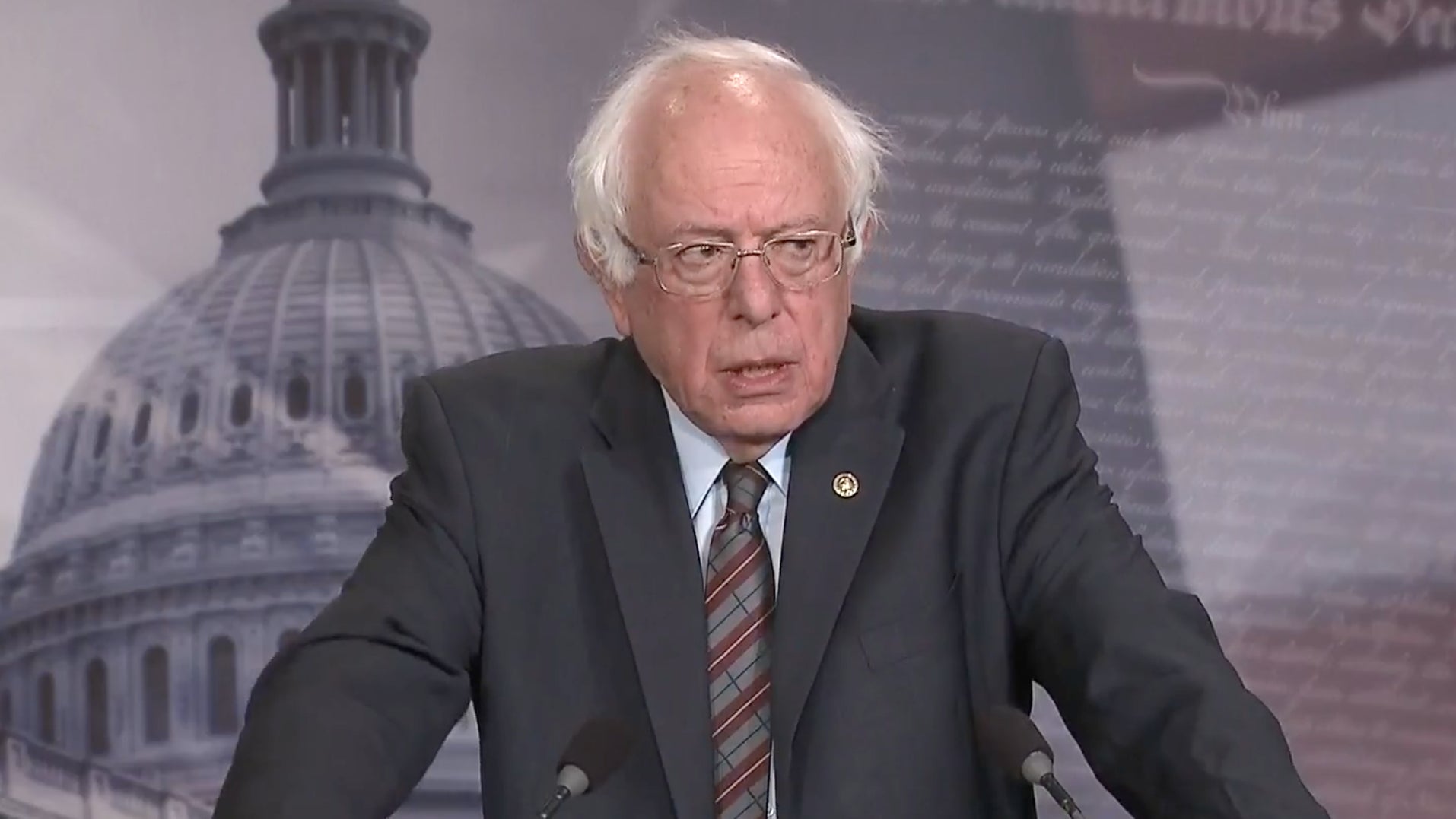 Screenshot: Bernie Sanders