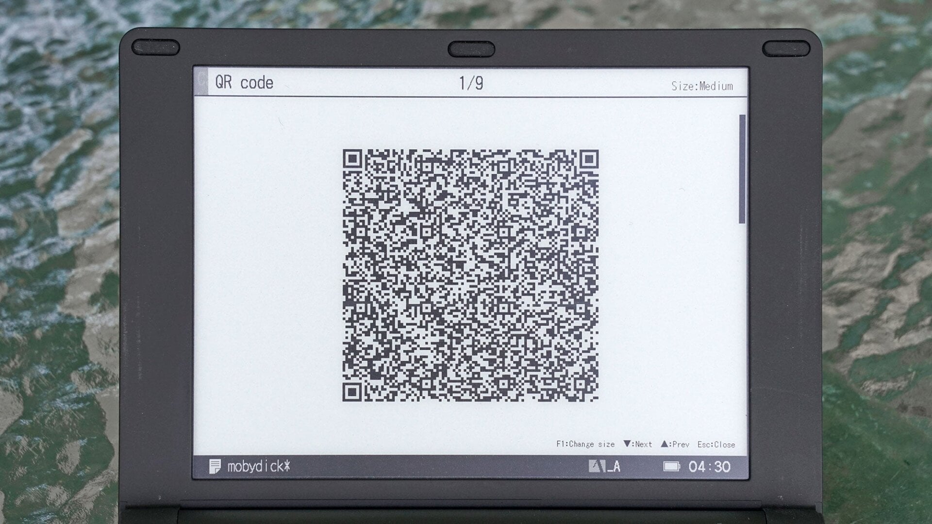 If you want to avoid wires and memory cards altogether, the DM30 can convert your documents into a series of scannable QR codes.