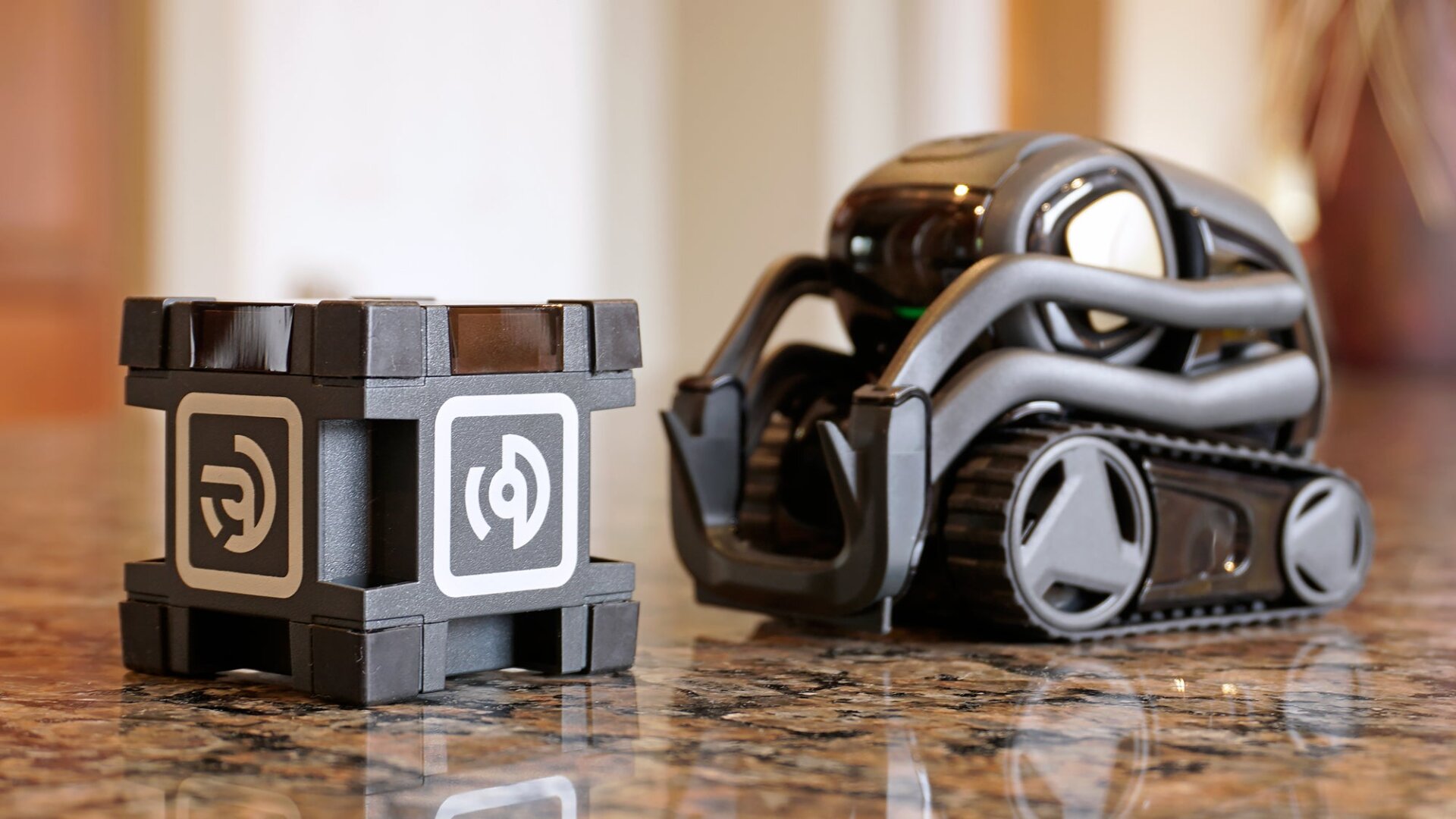 Vector can’t do much with its cube accessory yet but push it out of the way.