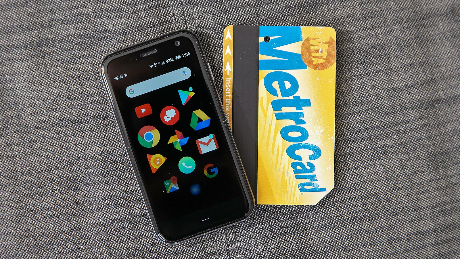 As small as the Palm looks, it feels even tinier in real life.