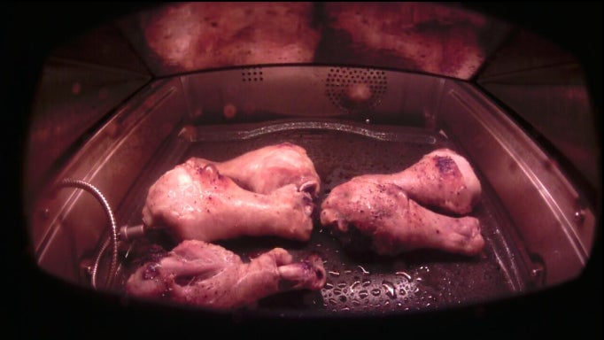 This screenshot was from 21 minutes into the cook. You can already start to see charring, and 8 minutes later they were very burnt.