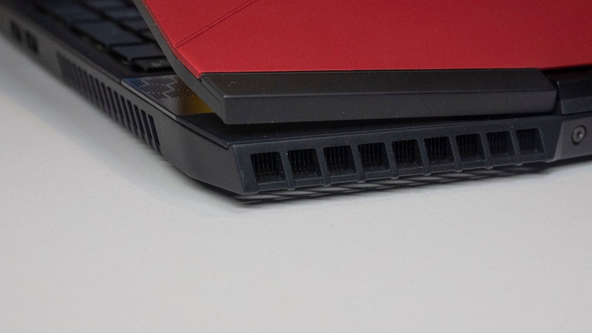 The vents on the back put out a lot of heat.