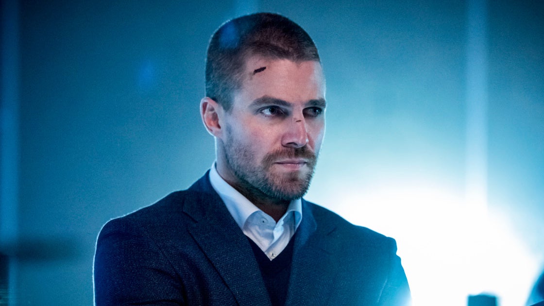 This is Oliver Queen’s “I haven’t changed” face.