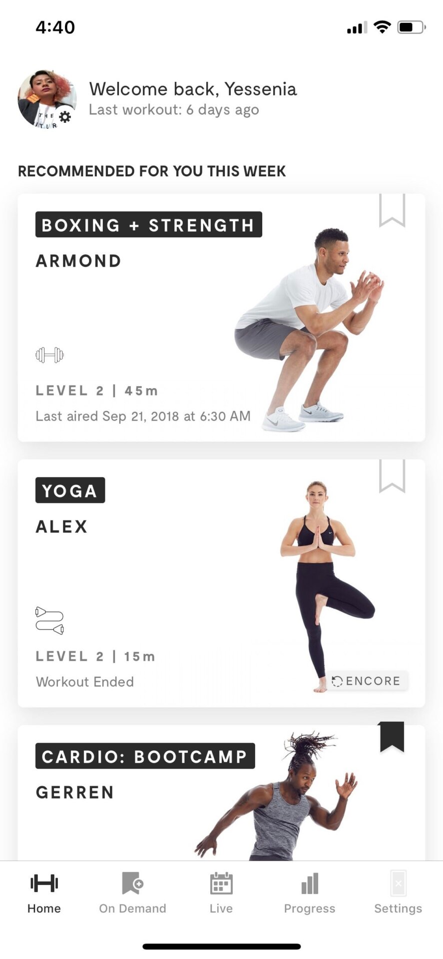 This is what it looks like when you launch the app.