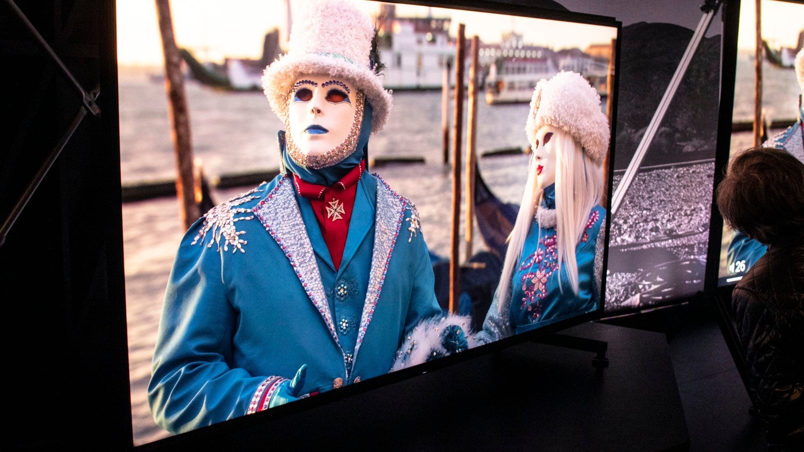 A Sony 8K TV on display at CES 2019.