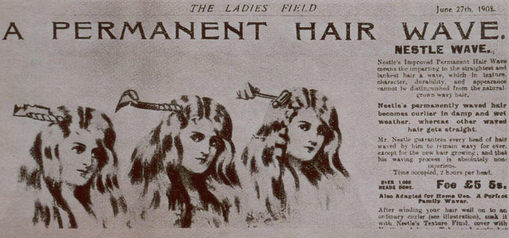 Image: 1908 advertisement from The Ladies Field