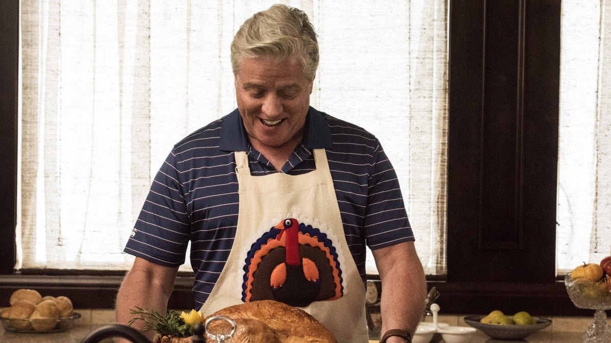 “No one can hate a guy who cooks a turkey this well. Butthead.”