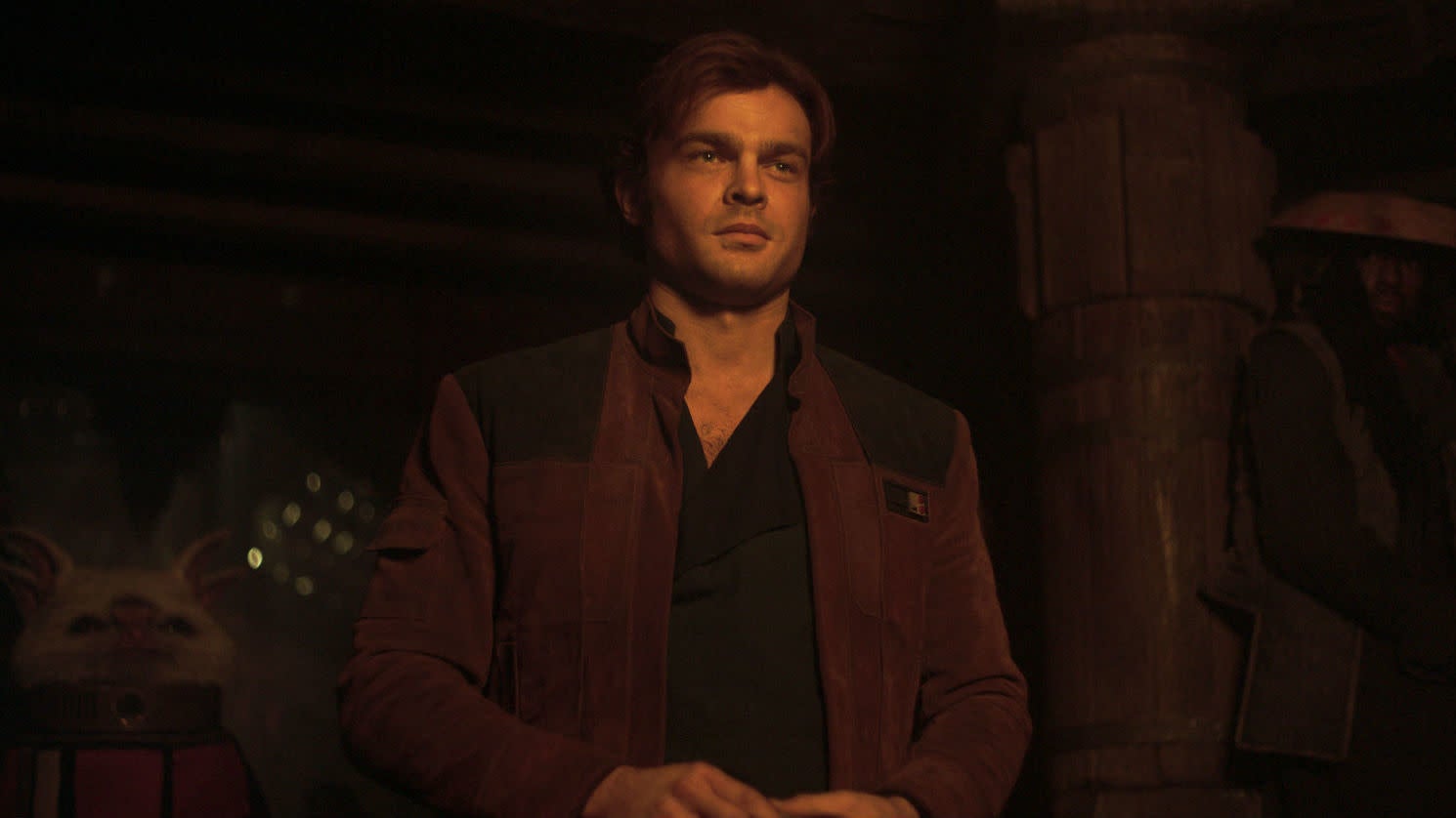 Ehrenreich as the title character in Solo: A Star Wars Story