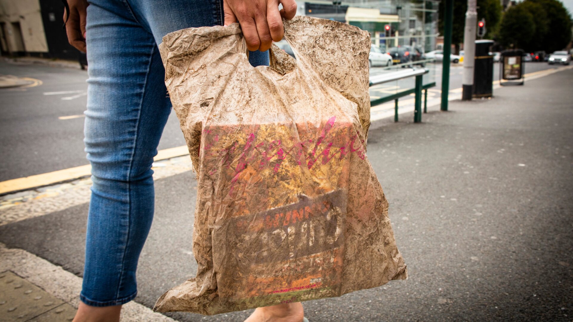 Three years after being in sea water, this bag could still hold some groceries.