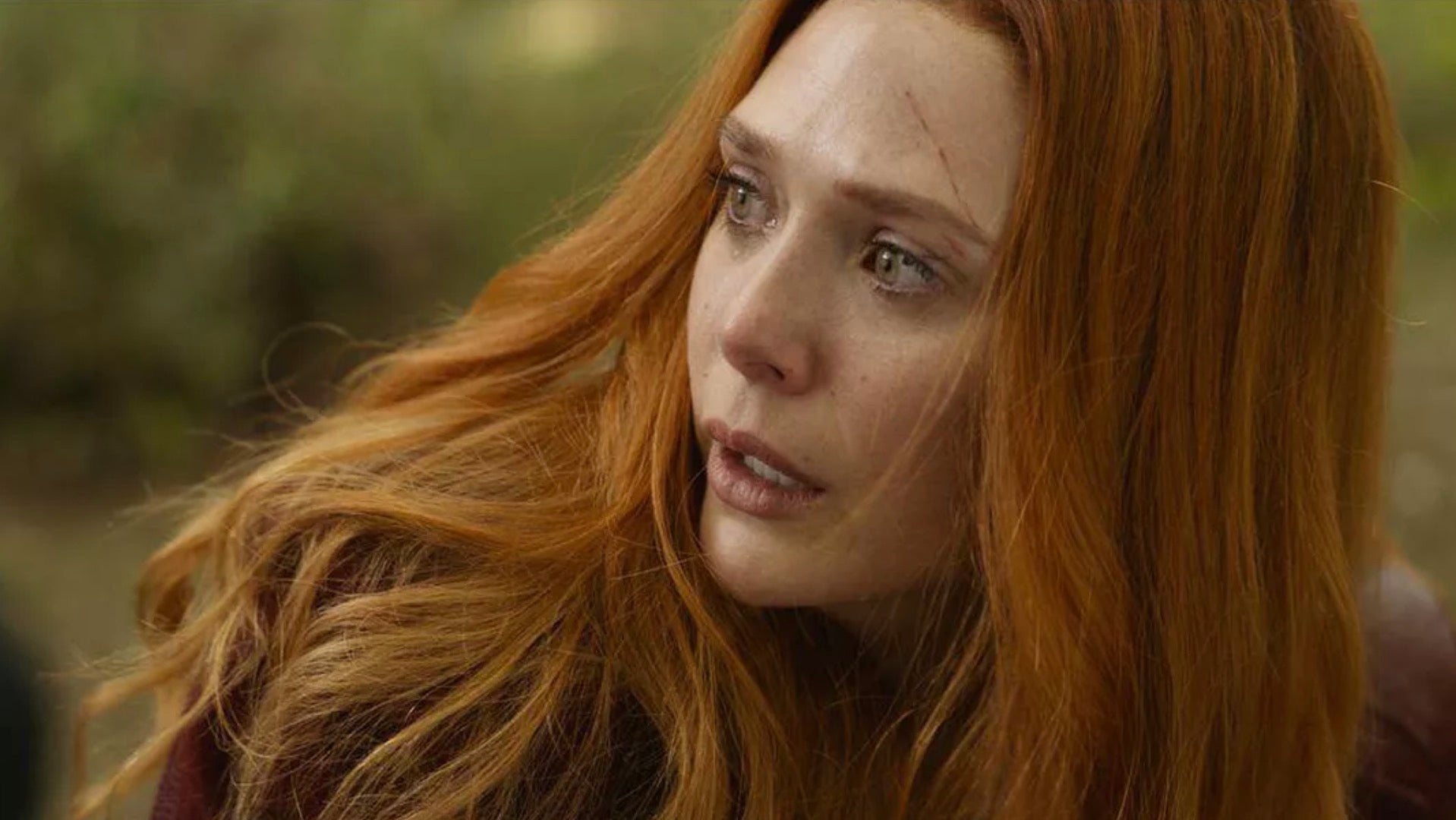 Elizabeth Olsen is getting ready for WandaVision.