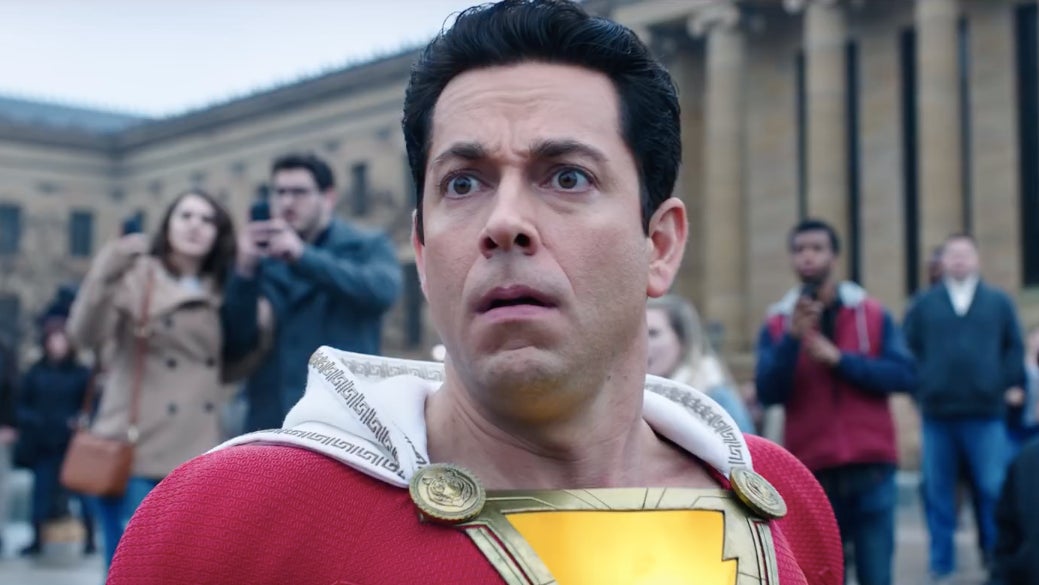 Zachary Levi as Shazam.