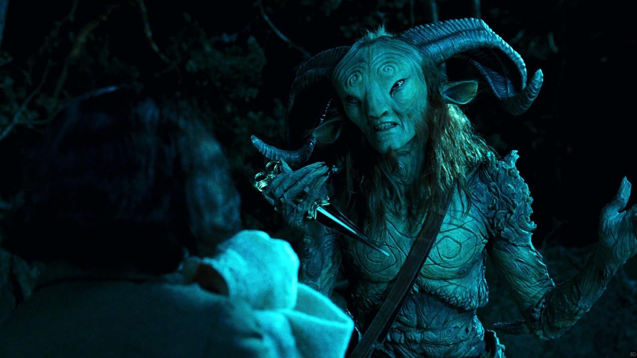 The Faun and Ofelia in Pan’s Labyrinth.