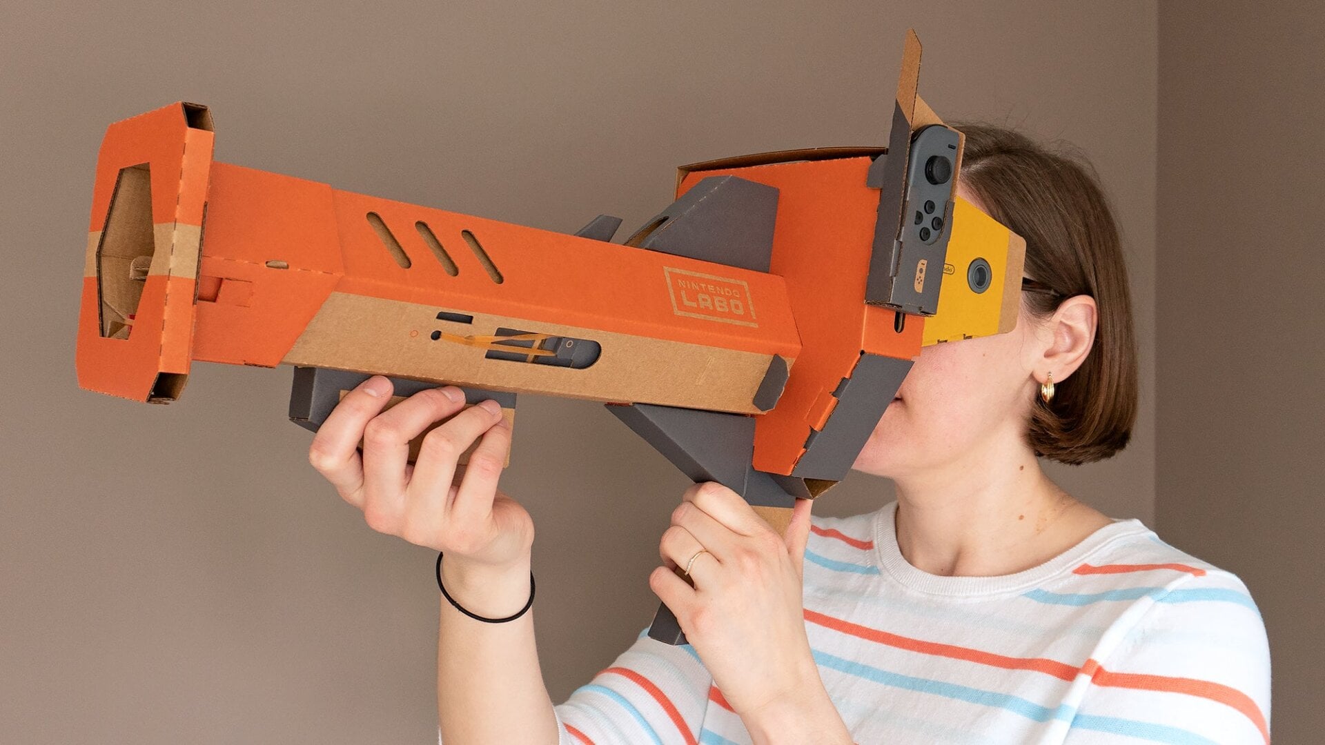 The Toy-Con Blaster is the heftiest Labo accessory to date.
