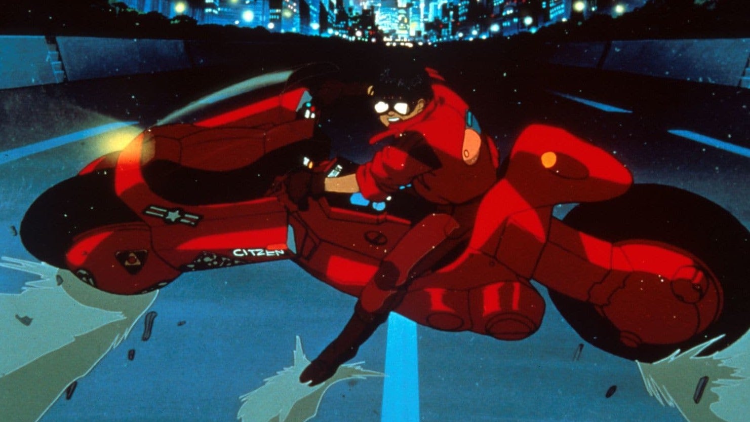 An image from the anime adaptation of Akira.