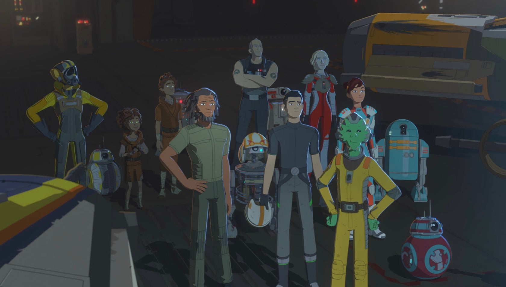 The stars of Star Wars Resistance are on the run in season two.