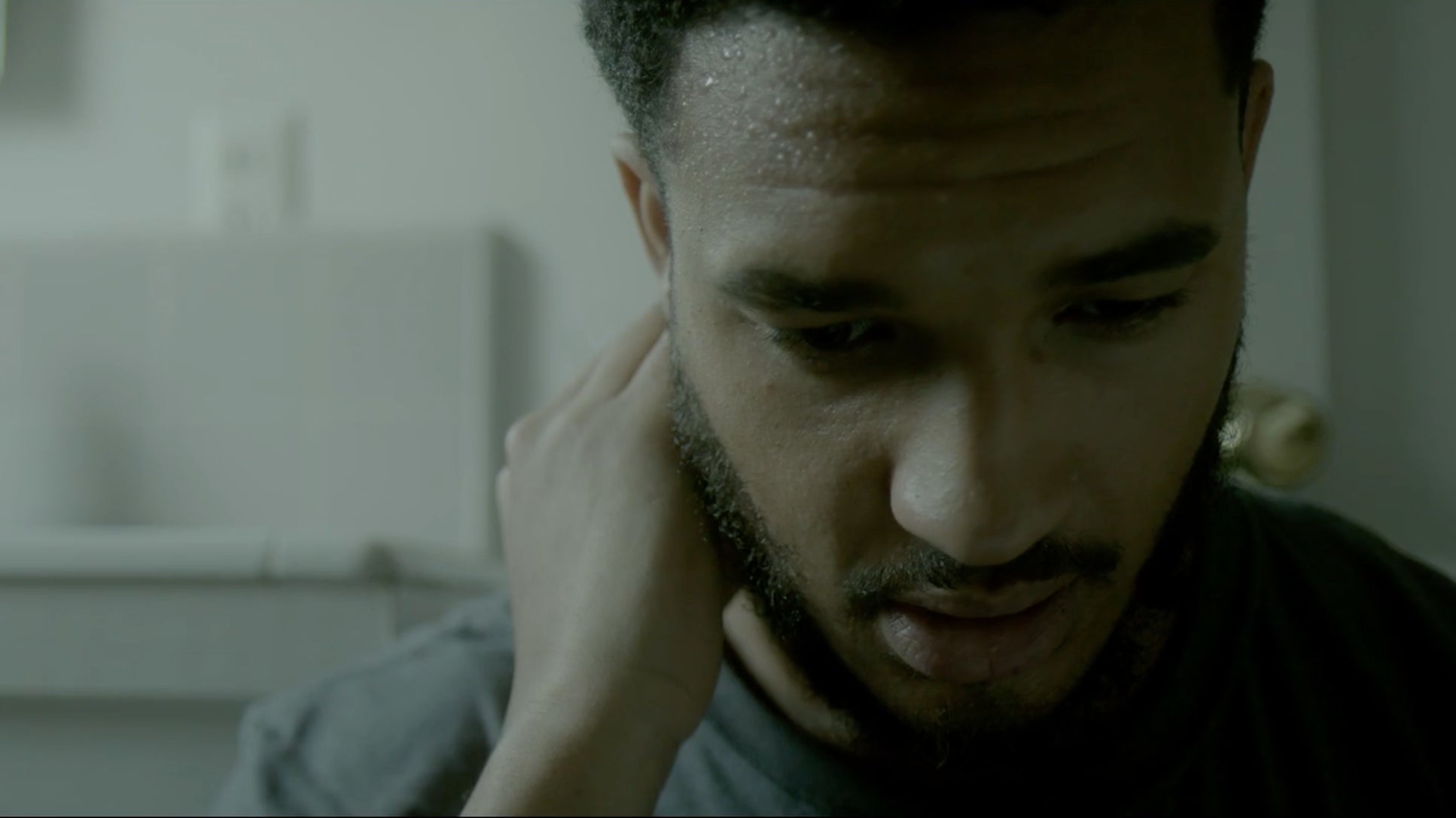 Nelson interacts with the Strip.