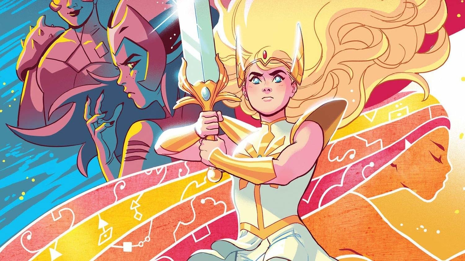 The cover art for She-Ra and the Princesses of Power: Legend of the Fire Princess.