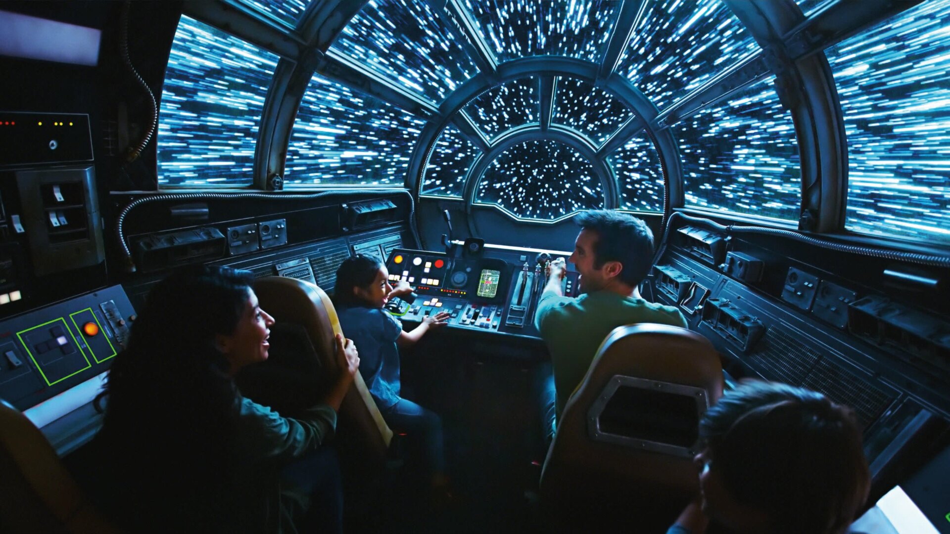 Smugglers Run is the only ride that’ll be open when Galaxy’s Edge opens May 31 in Anaheim.