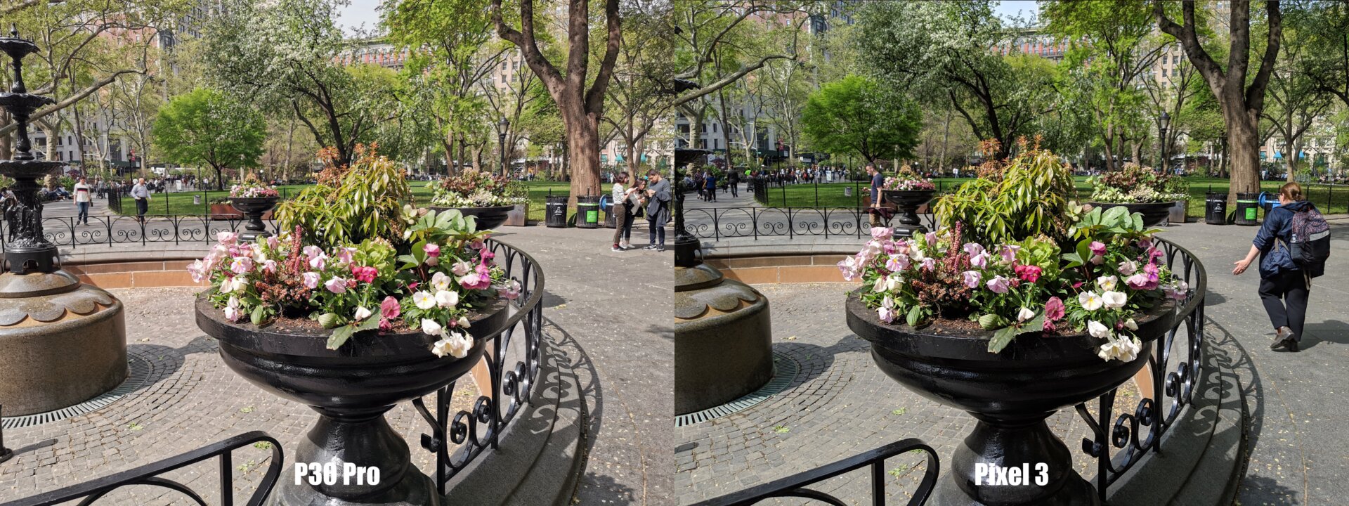 While the P30 Pro’s new sensor is a big help at night, in the day time, it sometimes causes the phone’s pictures to come out overexposed and lacking in color saturation. 