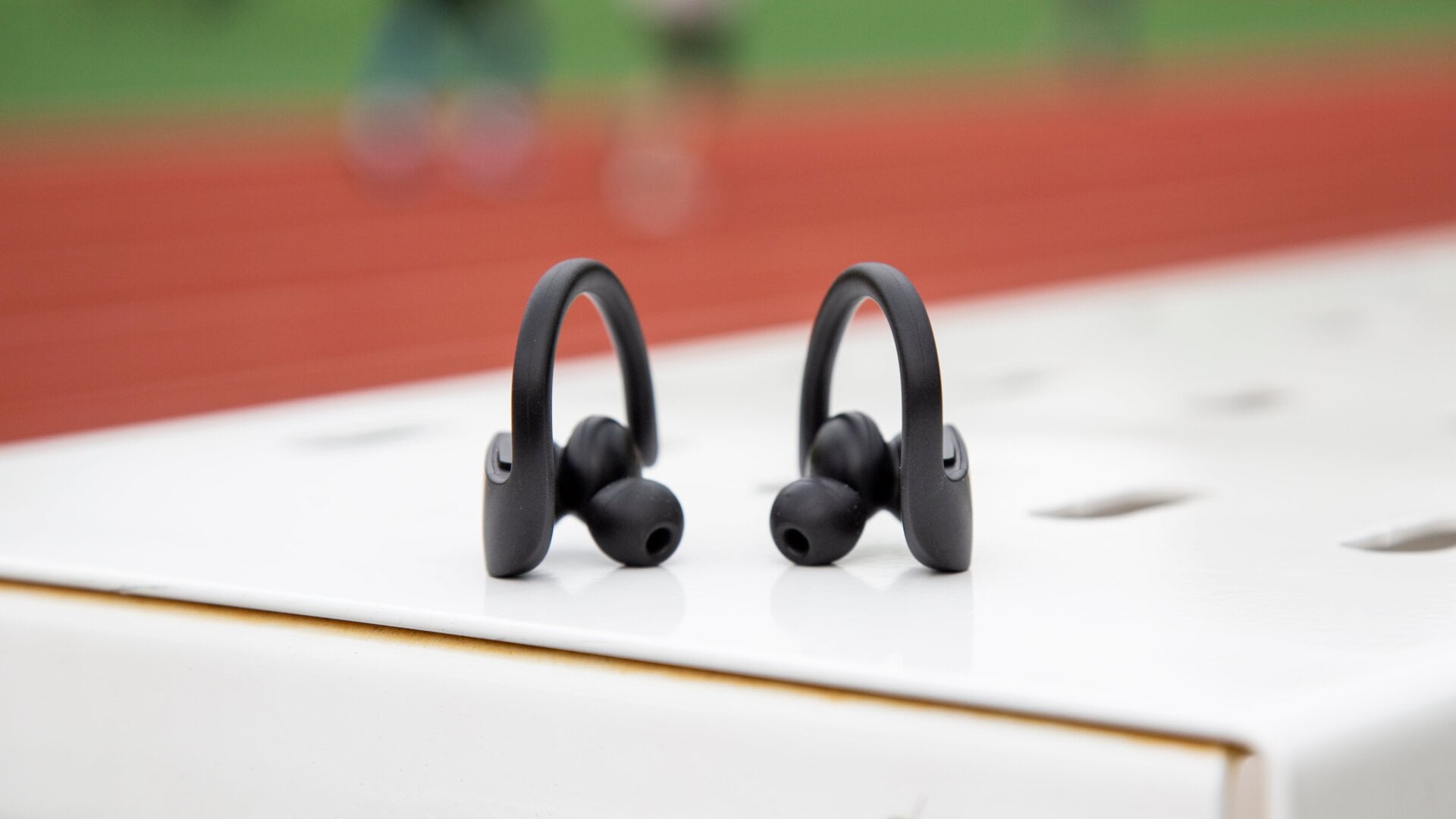 Bulky as they seem, the Powerbeats Pro seemed to disappear once I put them on my head.