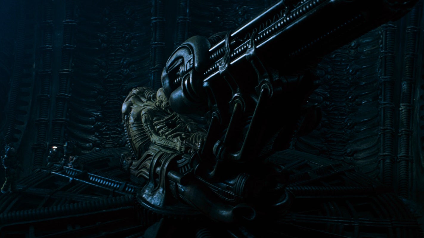 The alien derelict ship.