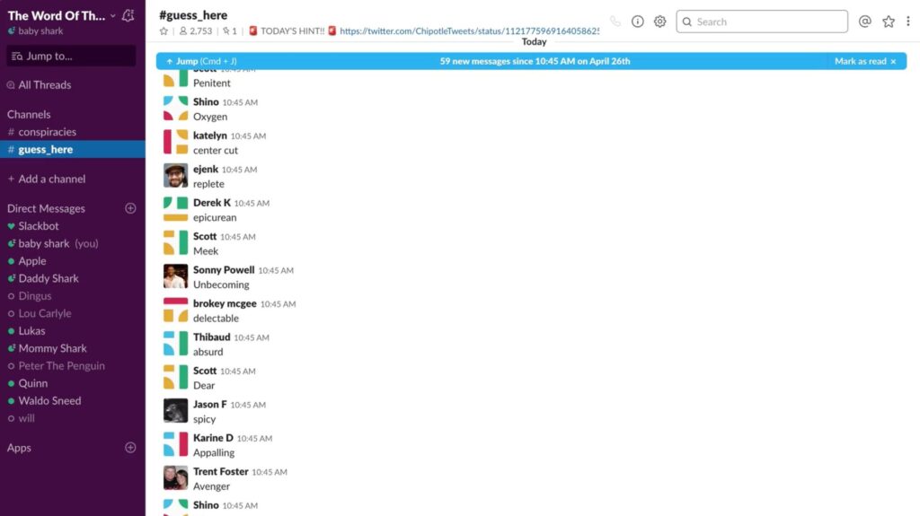 Image: The Word of the Day Is