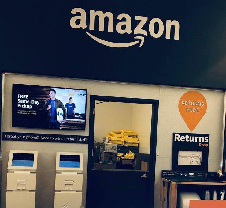 Photo: New Amazon Kiosk at Whole Foods. Photo sent in by an employee wishing to remain anonymous. Used with permission.