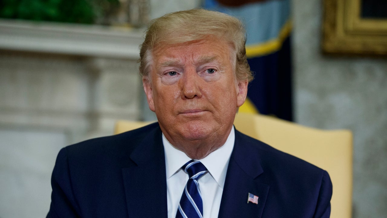 President Donald Trump in the White House on June 20, 2019
