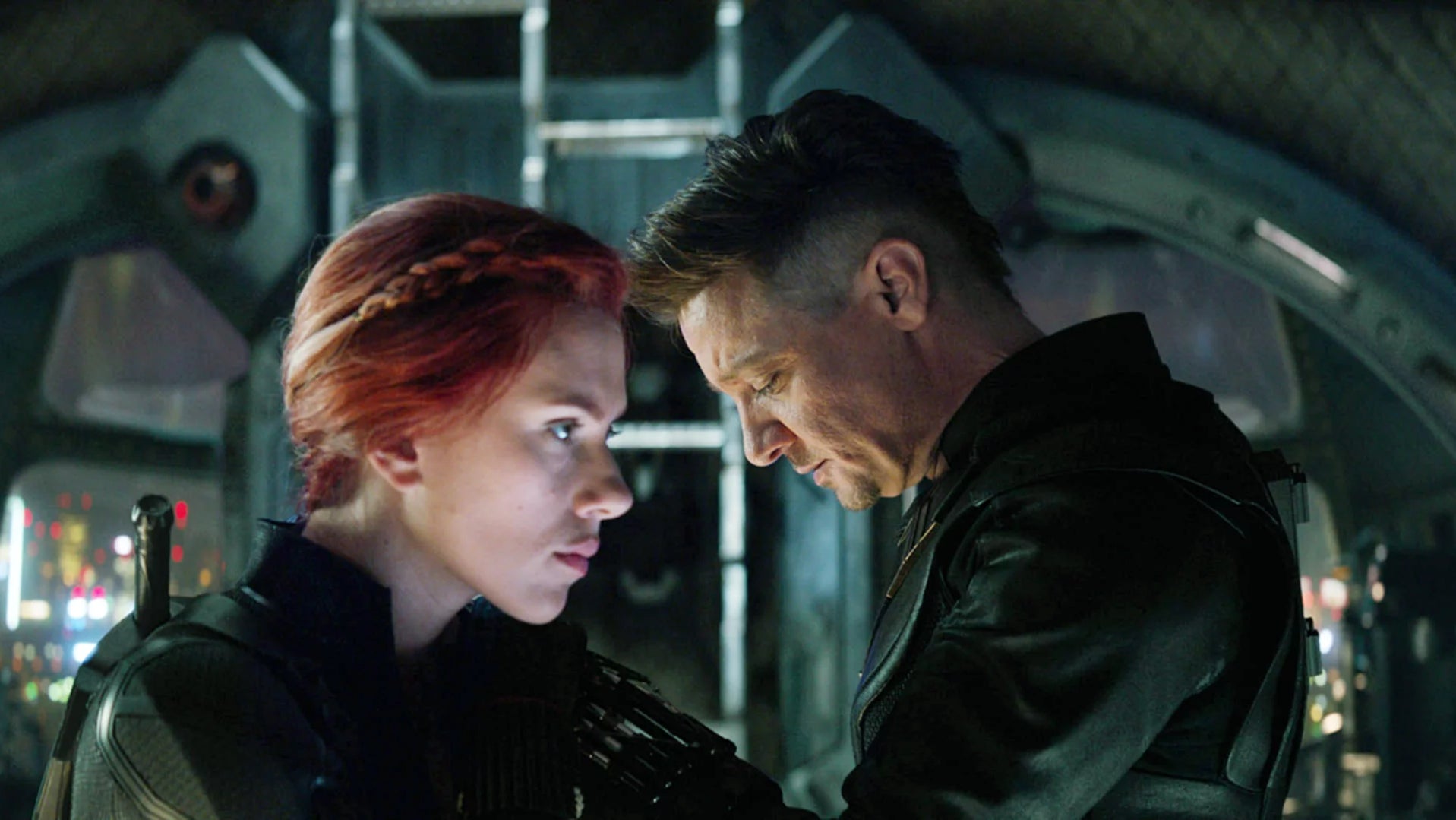 Black Widow and Hawkeye.