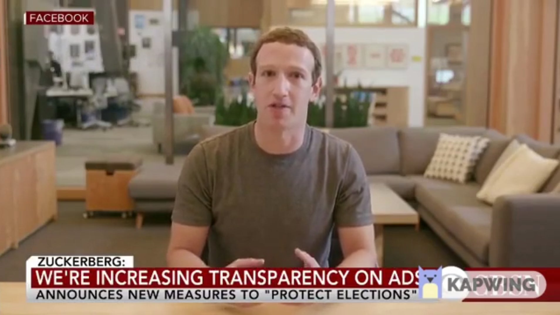 Deepfake Zuck, seen here gazing directly into your eyes.