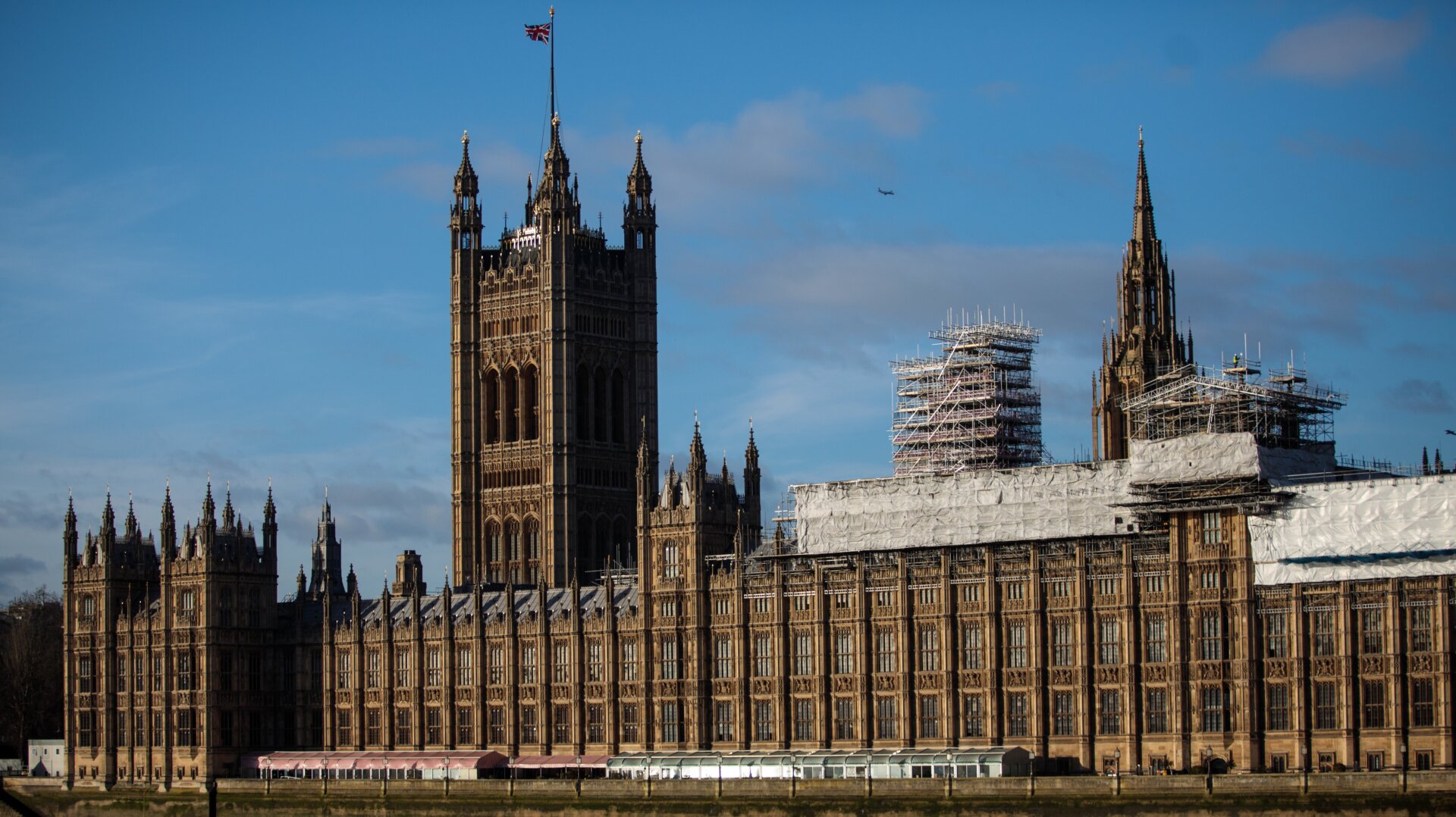 The Houses of Parliament in London, 2018.