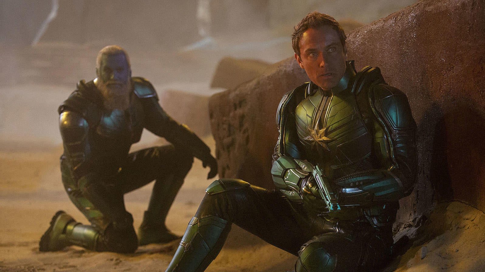 Jude Law in Captain Marvel.