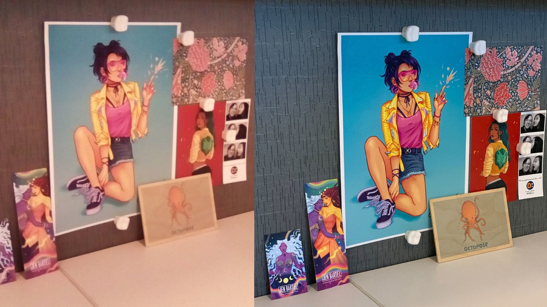 Photo with Onn Tablet on the left; my iPhone XS Max on the right.