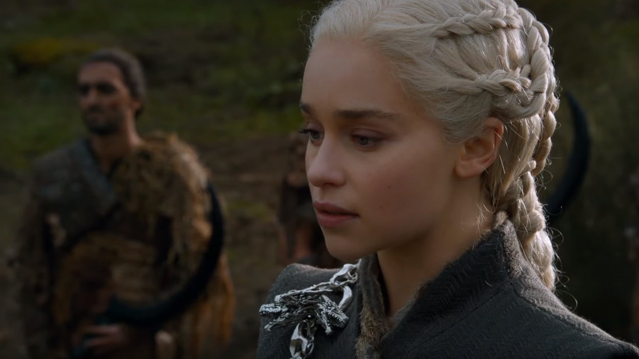 Daenerys in Game of Thrones.