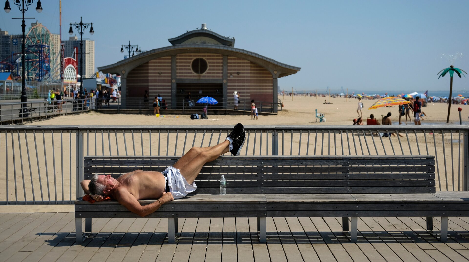 One hot-ass summer day in New York City.