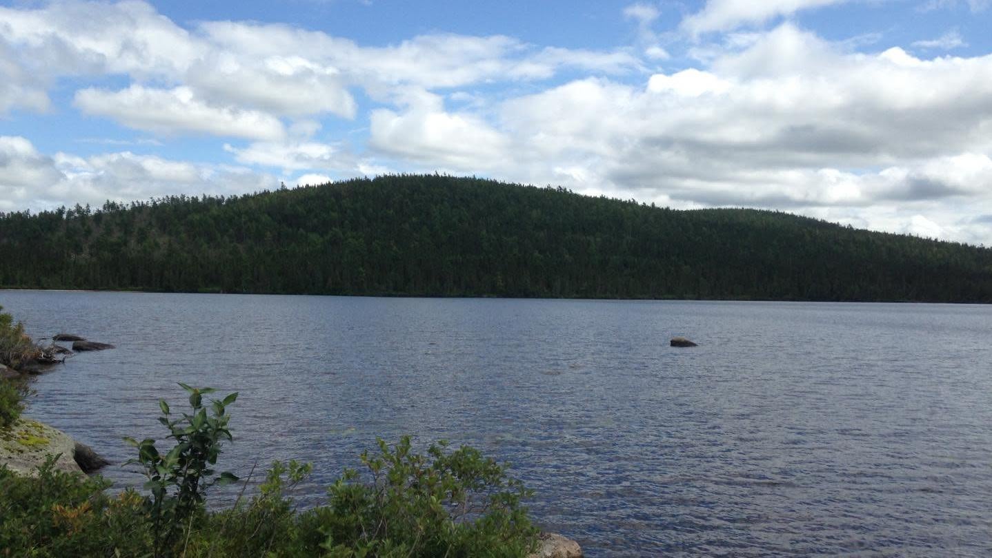 One of the Canadian lakes sampled.