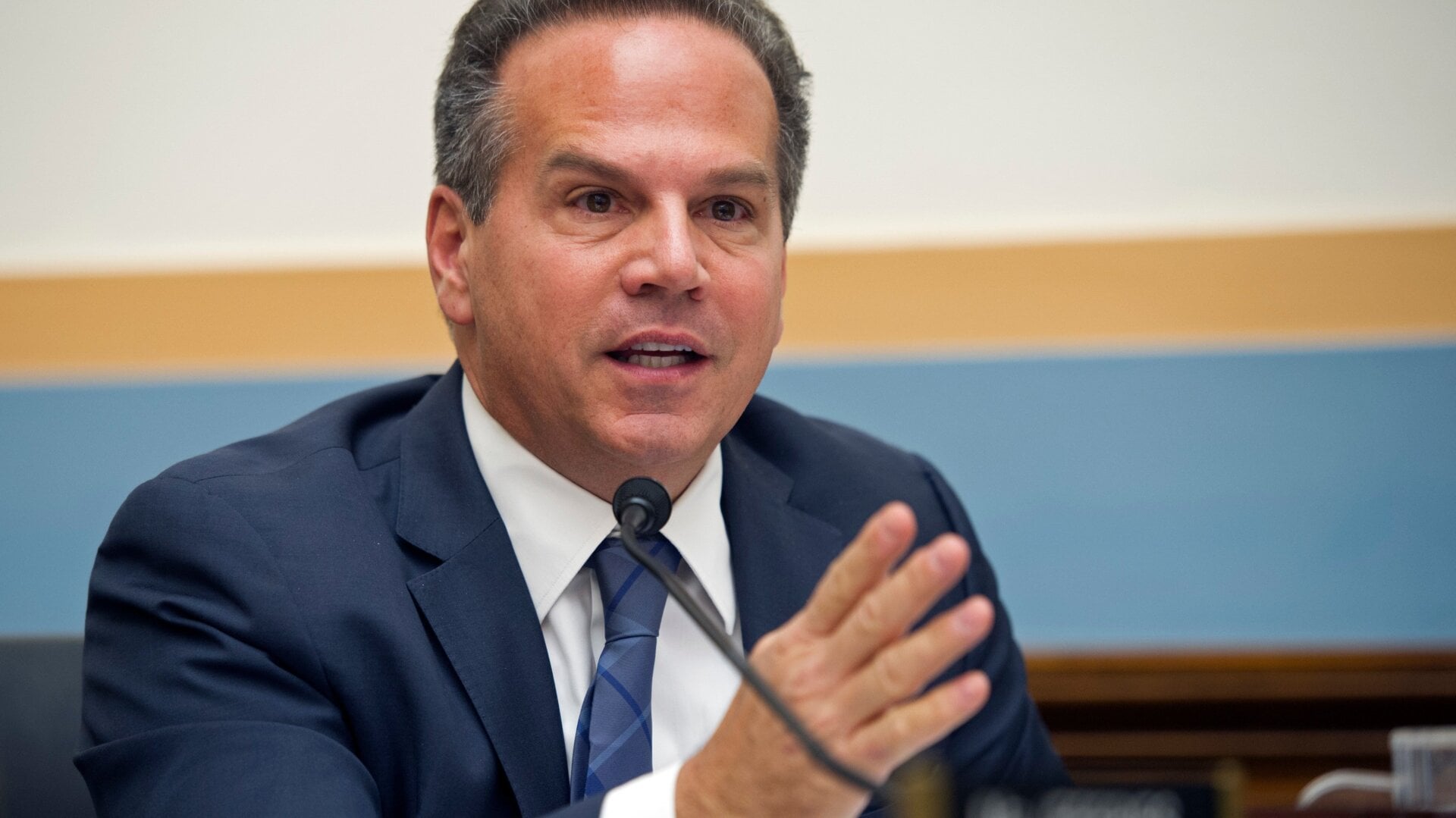 U.S. Representative David Cicilline, head of the House Judiciary Committee’s subcommittee on antitrust and the lead legislator on the investigation, seen here at a 2014 hearing on YouTube.