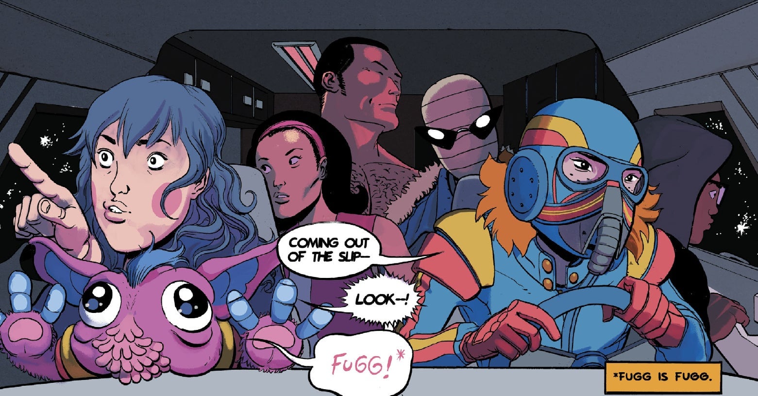 The Doom Patrol has a new mission. And some new faces. And Fugg, who is still Fugg.