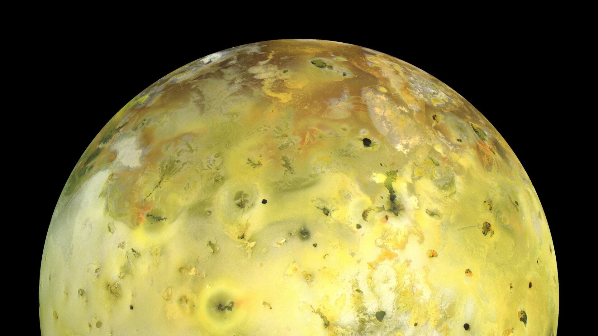 Io, as seen by NASA’s Galileo spacecraft in 1999.