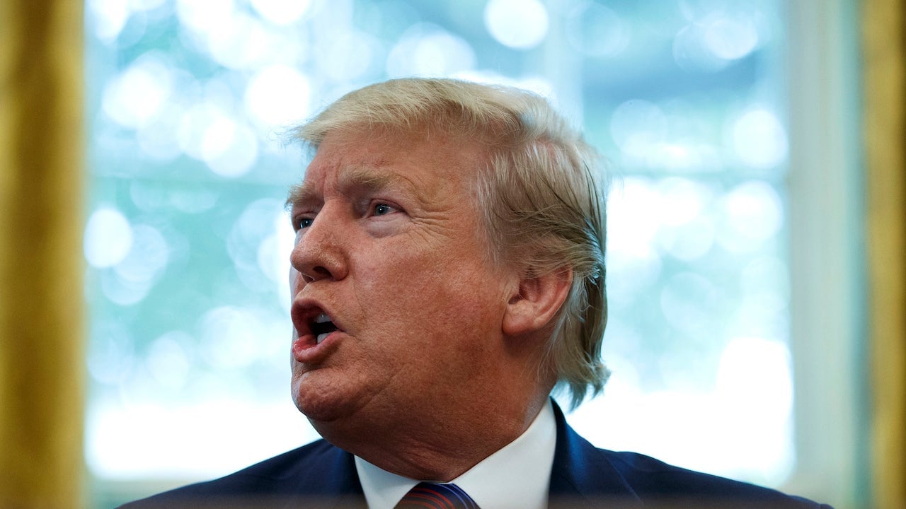 Unabashed racist, President Donald Trump, in the Oval Office on July 26, 2019