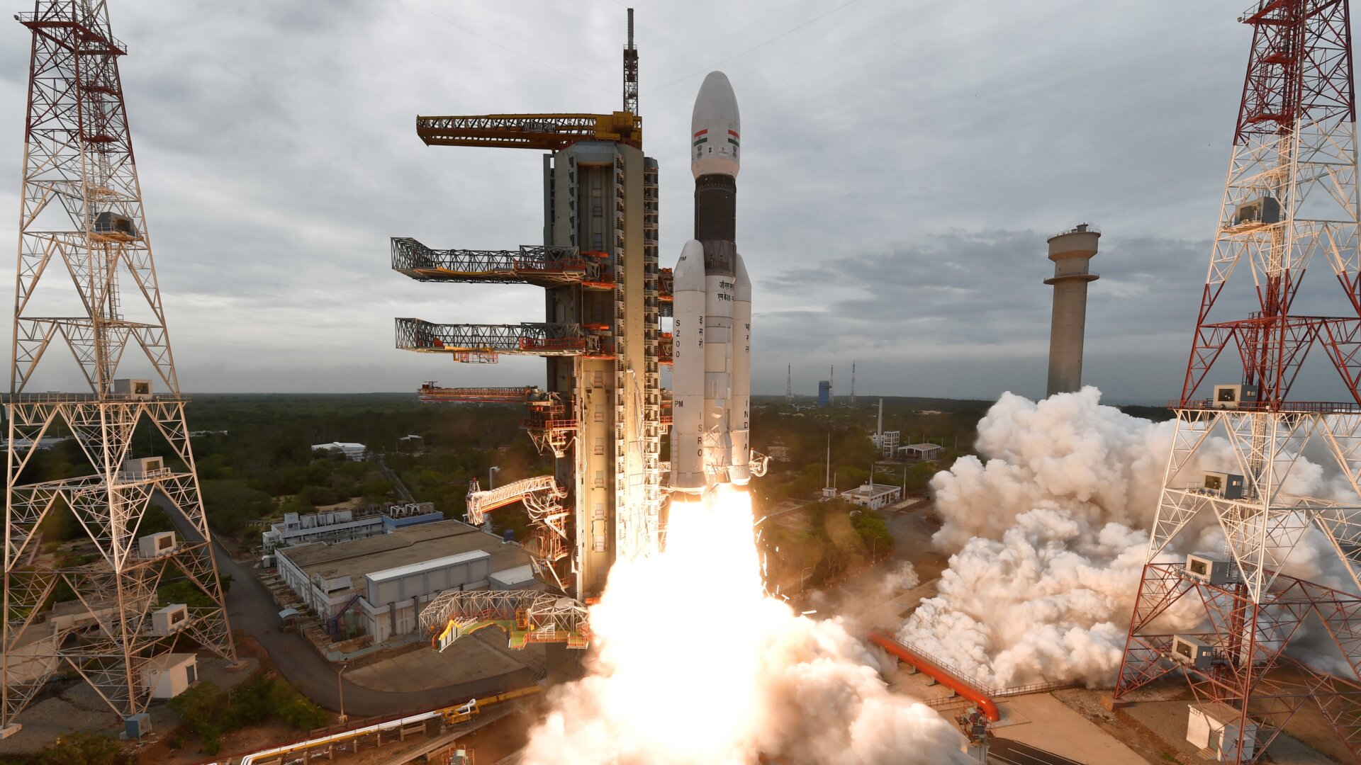 Launch of ISRO’s GSLV Mk-III rocket on Monday, July 22, from the Satish Dhawan Space Centre at Sriharikota.